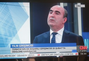 Tosunoğlu, yılın girişimcisine aday