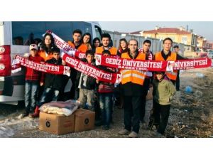 Gediz Üniversitesi Gençleri Vanlı Depremzedelere Yardım Eli Uzattı