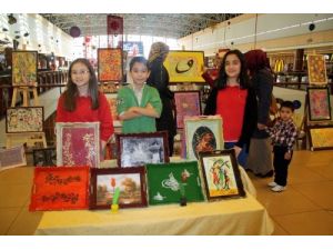 Yelkenoğlu Koleji’nden El Sanatları Ve Ebru Sergisi