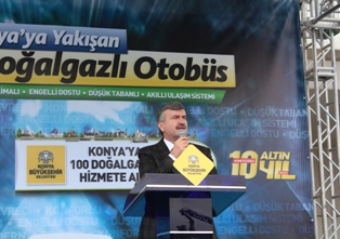 100 adet çevreci otobüs hizmette