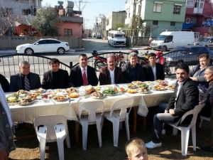 Şevket Can, Pazar Esnafı İle Kahvaltıda Buluştu