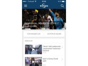 Cihan Haber Ajansı'nın İphone Uygulaması Yenilendi