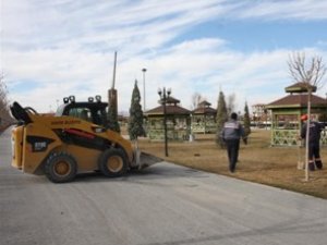 Olimpiyat Parkı'nda yaza hazırlık çalışmaları