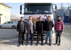 Van'dan Suriye'ye 2 Tır Yardım Dualarla Yola Çıktı