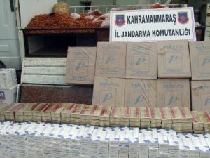 Kahramanmaraş’ta Kaçak Sigara Operasyonu:12 Gözaltı