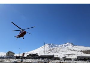 Erciyes'te Artık Helikopterle De Kayak Yapılabilecek