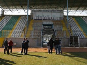 Selçuklu stadı maça hazırlanıyor