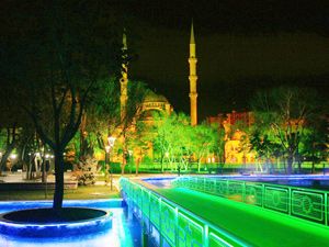 Hacıveyszade’de gece manzarası