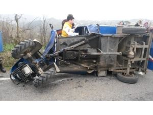 Alkollü Sürücü Patpat İle Kaza Yaptı: 2 Yaralı