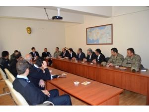 Aziziye'de Seçim Asayiş Toplantısı Düzenlendi