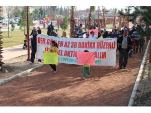 Birecik’te Sağlıklı Yaşam Yürüyüşü Yapıldı