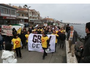 Meb'e Mudanya'dan Yürüyüşlü Tepki