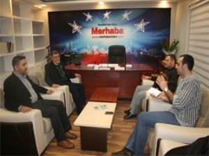 Ali Haydar Haksal'dan Merhaba'ya ziyaret