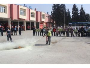 Suriyeli Çocuklara Yangından Korunma Eğitimi