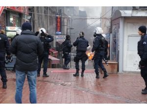 Terör Örgütü Yandaşlarına Polis Müdahalesi
