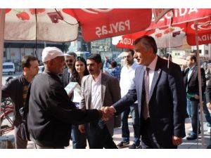 Chp'li Loğoğlu Ve Karalar Esnafı Ziyaret Etti