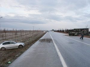 Pazarcılar kaza yaptı