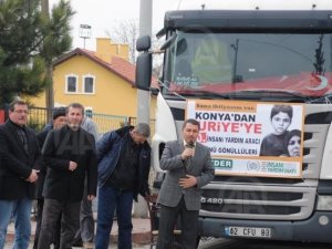 Konya'dan Suriye'ye yardım tırı