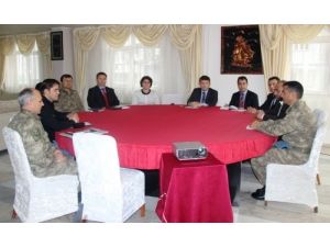 Cizre’de Seçim Güvenliği Toplantısı Yapıldı