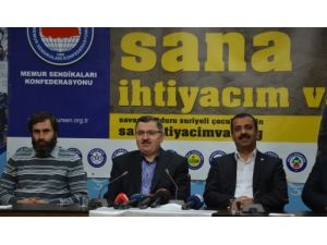 Memur-sen'den Suriye’ye Yardım Toplantısı