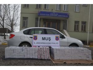 Muş'ta 9 Bin 50 Adet Kaçak Sigara Ele Geçirildi