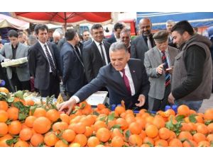 Büyükkılıç, Gültepe Mahallesi'nde Pazarcı Esnafını Ziyaret Etti