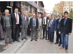 Mhp’li Adaylar Esnaf Ve Vatandaşların Dertlerini Dinledi