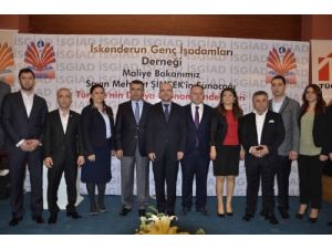 Maliye Bakanı Şimşek İskenderun'da