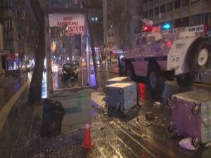 Kızılay’daki Eylem Sonrası Sokaklarda Büyük Maddi Hasar Oluştu