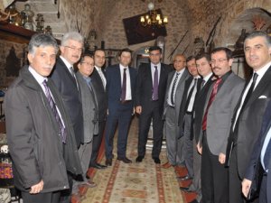 Başkan Kalaycı'ya teşekkür yemeği