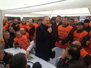 Chp'li Gök, Ölüm Orucundaki Astsubayları Ziyaret Etti