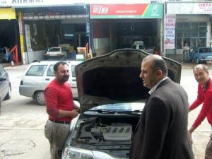 Saadet Kepez Adayı Düzen, Sanayi Esnafını Ziyaret Etti