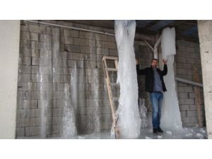 Soğuktan, İnşaatın İçi Buzdolabına Döndü