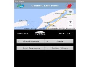 Gelibolu Yarımadası Tarihi Milli Parkı Artık Cebinizde