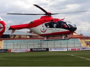 Sağlık Bakanı Müezzinoğlu, Seçim Çalışmasında Ambulans Helikopter Kullanıyor