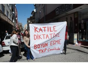 Çanakkale'de Başbakan'a Pankart Açan 11 Tkp Üyesi Gözaltına Alındı