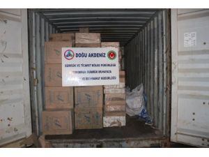 Hatay’da 100 Bin Paket Kaçak Sigara Ele Geçirildi