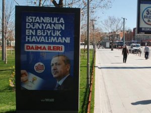 İstanbul projelerinin reklamı yapılıyor