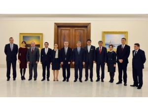 Türk Eğitim Derneği Heyeti Çankaya Köşkü'nde