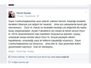 Kayseri Baro Başkanı: Cumhurbaşkanı Gül, Son Zamanlarda Kendisi Gibi Davranmıyor