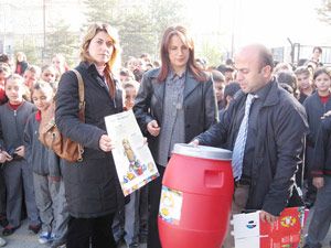 Selçuklu’da atık piller toplanıyor
