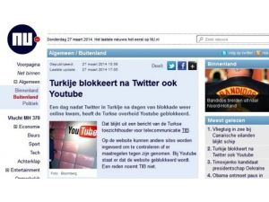 Hollanda Basını: Youtube, Türkiye’de Mahkeme Kararı Olmadan Yasaklandı