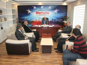Rektör Şeker'den Merhaba'ya ziyaret