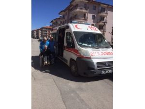 Afyon'da Engelliler Oylarını Sandık Başına Gitmeden Kullandı