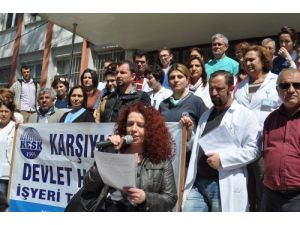 Sağlık Çalışanlarından Şiddete Karşı Eylem