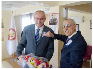 Vergi Dairesi Müdürü Başkan Çal’ı ziyaret etti