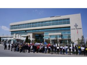 Anayasa Mahkemesi Önünde 'Balyoz' Protestosu
