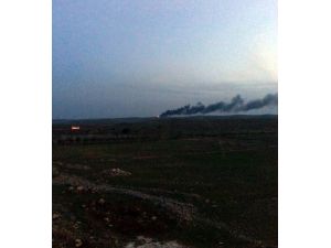 Dargeçit’te Petrol Arama Kuyusunu Yaktılar