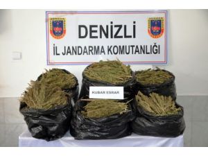 Denizli’de 40 Kg. Esrar Ele Geçirildi