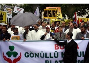 Mısır’daki İdam Kararları Bursa’da Da Protesto Edildi